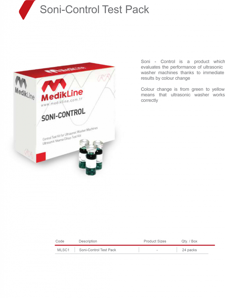 Soni-Control Test Pack